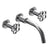 Franz Viegener FV203/J1.0 Industrial Chic Wall - Mounted Lavatory Faucet, Less Drain Assembly, Trim Only