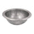 Barclay 6723 Abner Round Self Rimming Basin Hammered