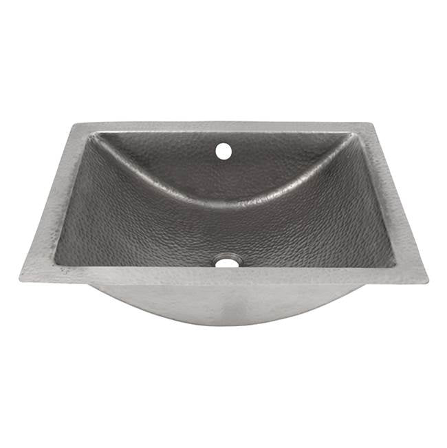 Barclay 6752 Fuller 20 Concave UM Lavatory Sink Hammered