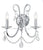 Crystorama 6822-CL-SAQ Othello 2 Light Spectra Crystal Wall Mount - Parent