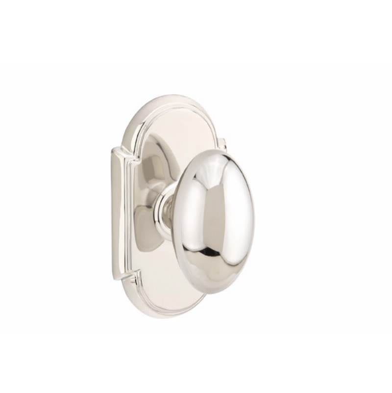 Emtek 8058E Dummy , No.8 Rosette , Egg Knob