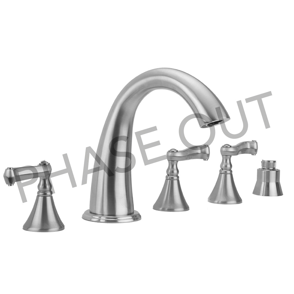 Jaclo 6960-T647-S-TRIM Cranford Roman Tub Set With Ribbon Handles Mount - Parent