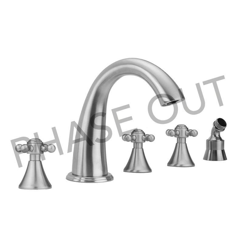 Jaclo 6960-T677-A-TRIM Cranford Roman Tub Set With Ball Cross Handles Mount - Parent