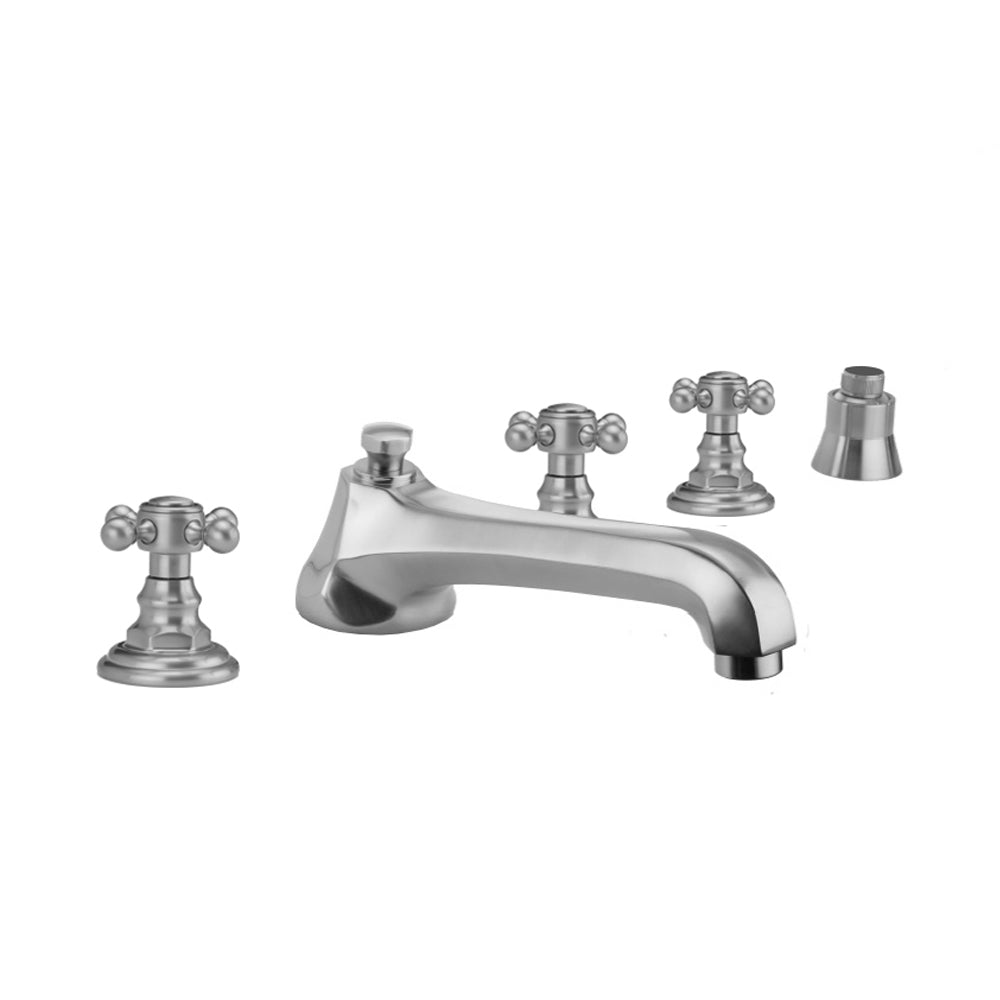 Jaclo 6970-T678-S-TRIM Westfield Roman Tub Set With Low Spout And Ball Cross Handles Mount - Parent