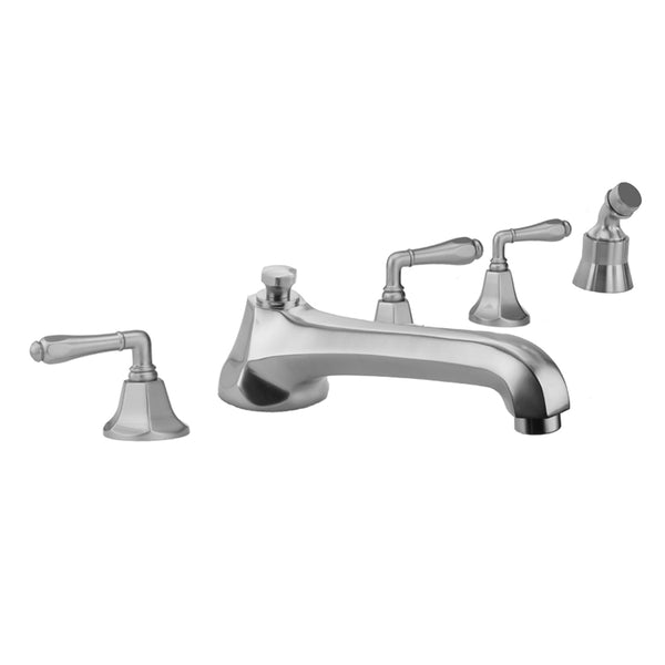 Jaclo 6970-T684-A-TRIM Astor Roman Tub Set With Low Spout And Smooth Lever Handles Mount