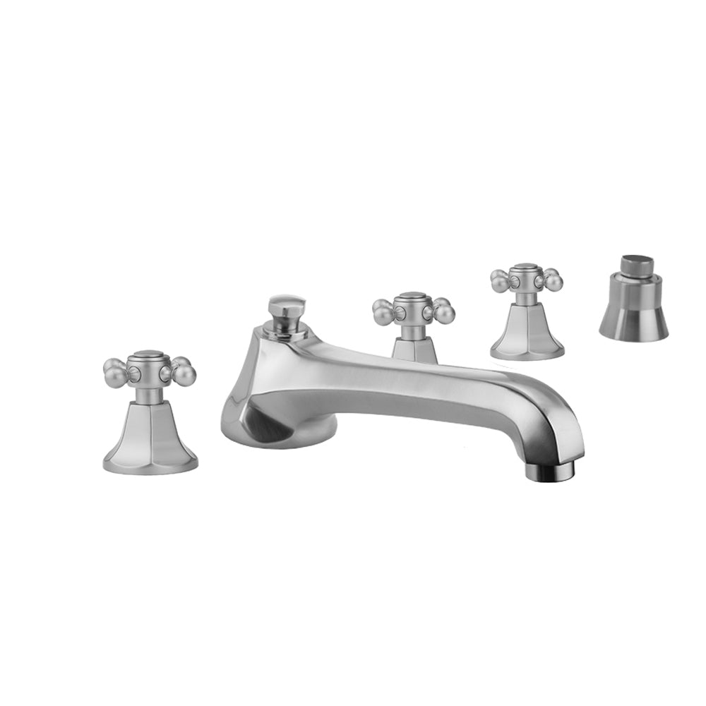 Jaclo 6970-T688-S-TRIM Astor Roman Tub Set With Low Spout And Ball Cross Handles Mount - Parent