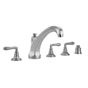 Jaclo 6972-T674-S-TRIM Westfield Roman Tub Set With High Spout And Smooth Lever Handles Mount