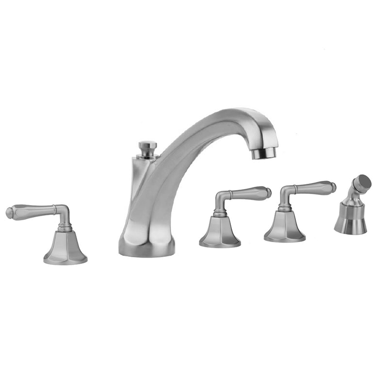 Jaclo 6972-T684-A-TRIM Astor Roman Tub Set With High Spout And Smooth Lever Handles Mount - Parent