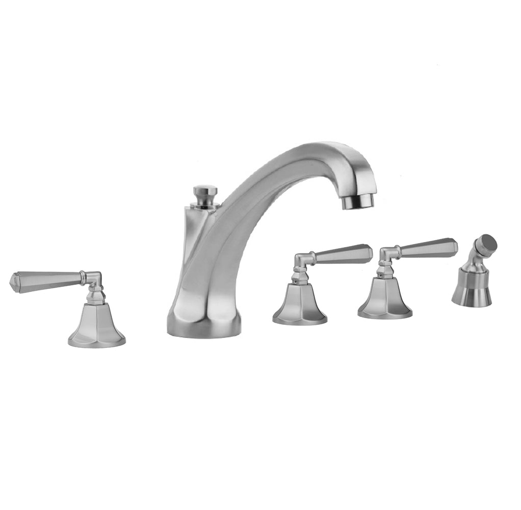 Jaclo 6972-T685-A-TRIM Astor Roman Tub Set With High Spout And Hex Lever Handles Mount - Parent