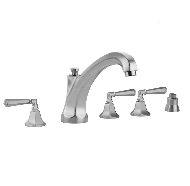 Jaclo 6972-T685-S-TRIM Astor Roman Tub Set With High Spout And Hex Lever Handles Mount - Parent