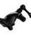 Rubinet 6AFML Single Hole Dual Handle Bidet Fitting (Less Drain)