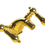 Rubinet 6ARML Single Hole Dual Handle Bidet Fitting (Less Drain)