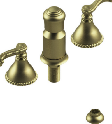 Rubinet 6CETL Bidet Fitting With Spray, Diverter, With Vacuum Breaker (Less Drain) - Parent
