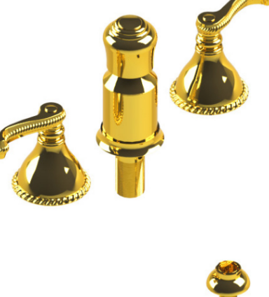 Rubinet 6CETL Bidet Fitting With Spray, Diverter, With Vacuum Breaker (Less Drain)