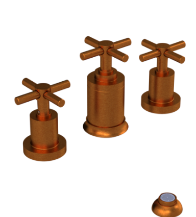 Rubinet 6CGNC Bidet Fitting With Spray, Diverter, With Vacuum Breaker (Less Drain)