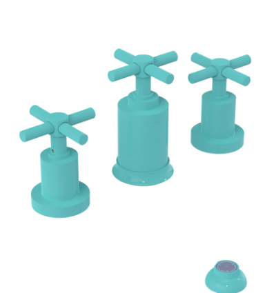 Rubinet 6CGNC Bidet Fitting With Spray, Diverter, With Vacuum Breaker (Less Drain)