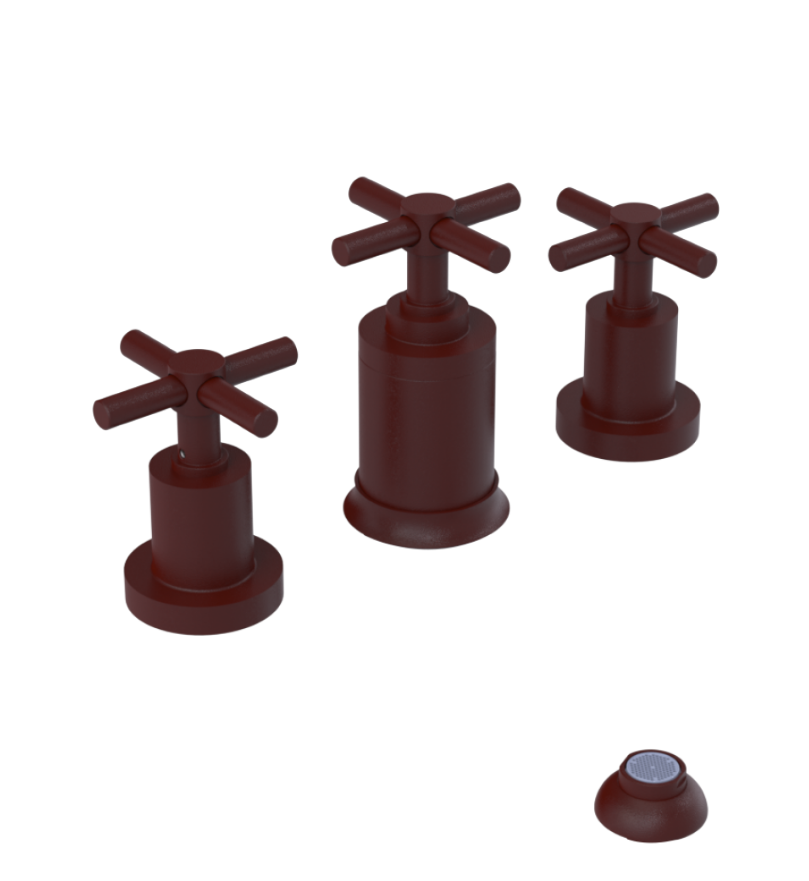 Rubinet 6CGNC Bidet Fitting With Spray, Diverter, With Vacuum Breaker (Less Drain)