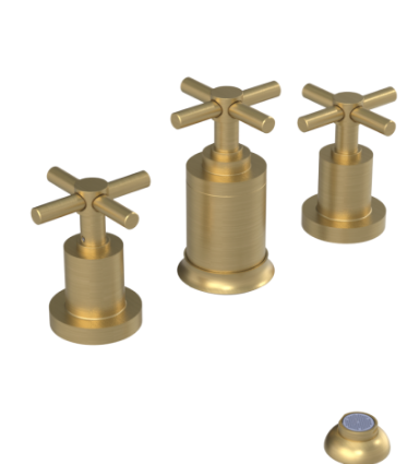 Rubinet 6CGNC Bidet Fitting With Spray, Diverter, With Vacuum Breaker (Less Drain)