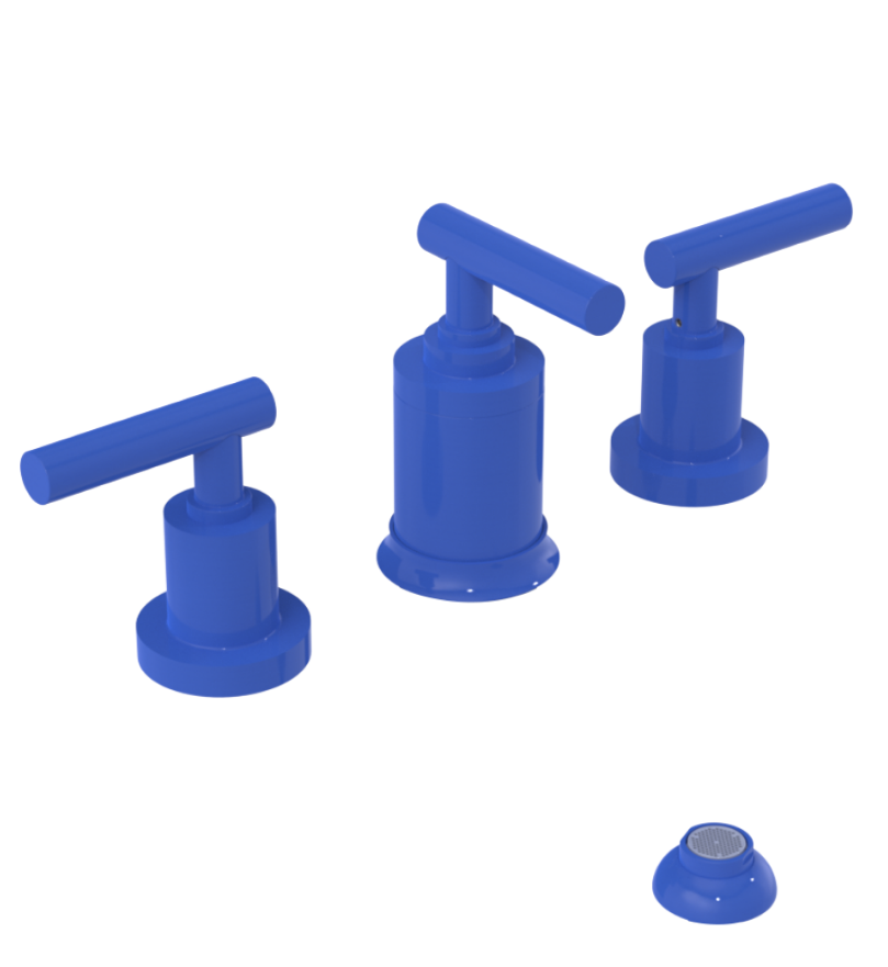 Rubinet 6CGNL Bidet Fitting With Spray, Diverter, With Vacuum Breaker (Less Drain)