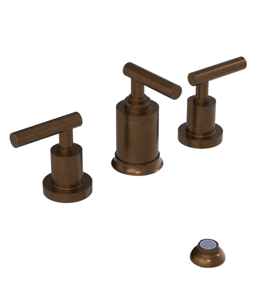 Rubinet 6CGNL Bidet Fitting With Spray, Diverter, With Vacuum Breaker (Less Drain)