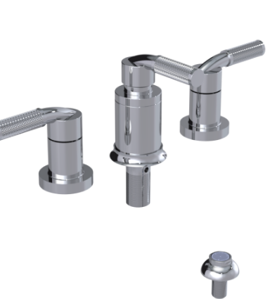 Rubinet 6CHOL Bidet Fitting With Spray, Diverter, With Vacuum Breaker (Less Drain)