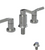 Rubinet 6CHOL Bidet Fitting With Spray, Diverter, With Vacuum Breaker (Less Drain)