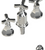 Rubinet 6CHXC Bidet Fitting With Spray, Diverter, With Vacuum Breaker (Less Drain)