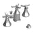 Rubinet 6CHXC Bidet Fitting With Spray, Diverter, With Vacuum Breaker (Less Drain)