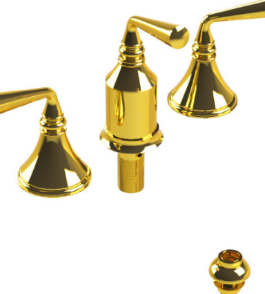 Rubinet 6CJSL Bidet Fitting With Spray, Diverter, With Vacuum Breaker (Less Drain)