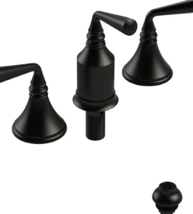 Rubinet 6CJSL Bidet Fitting With Spray, Diverter, With Vacuum Breaker (Less Drain)