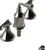 Rubinet 6CJSS Bidet Fitting With Spray, Diverter, With Vacuum Breaker (Less Drain)