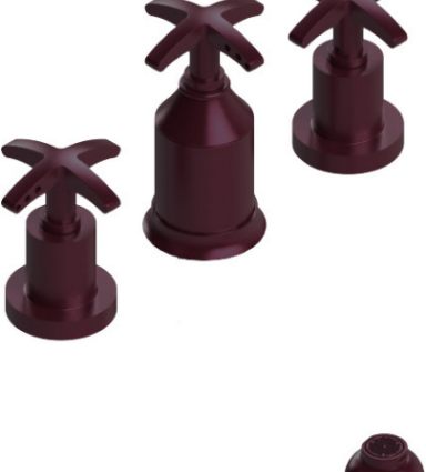 Rubinet 6CLAC Bidet Fitting With Spray, Diverter, With Vacuum Breaker (Less Drain)