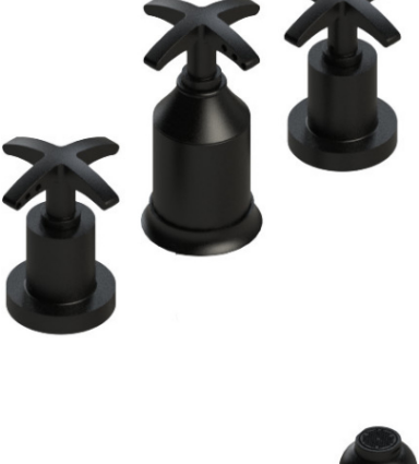 Rubinet 6CLAC Bidet Fitting With Spray, Diverter, With Vacuum Breaker (Less Drain)