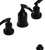 Rubinet 6CLAL Bidet Fitting With Spray, Diverter, With Vacuum Breaker (Less Drain)