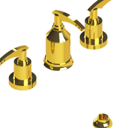 Rubinet 6CLAL Bidet Fitting With Spray, Diverter, With Vacuum Breaker (Less Drain)