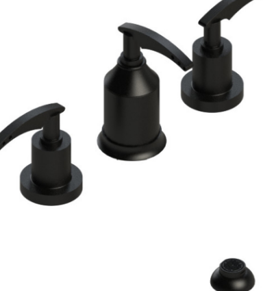 Rubinet 6CLAL Bidet Fitting With Spray, Diverter, With Vacuum Breaker (Less Drain)