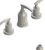 Rubinet 6CLAL Bidet Fitting With Spray, Diverter, With Vacuum Breaker (Less Drain)