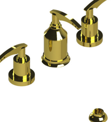 Rubinet 6CLAL Bidet Fitting With Spray, Diverter, With Vacuum Breaker (Less Drain)