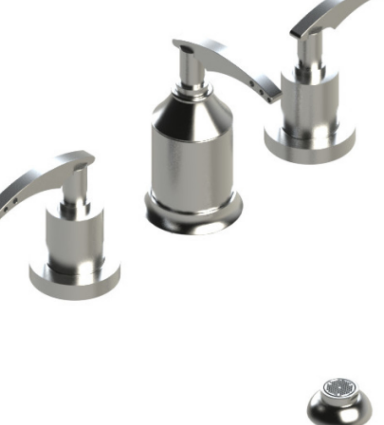 Rubinet 6CLAL Bidet Fitting With Spray, Diverter, With Vacuum Breaker (Less Drain)