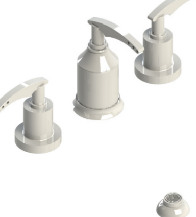 Rubinet 6CLAL Bidet Fitting With Spray, Diverter, With Vacuum Breaker (Less Drain)