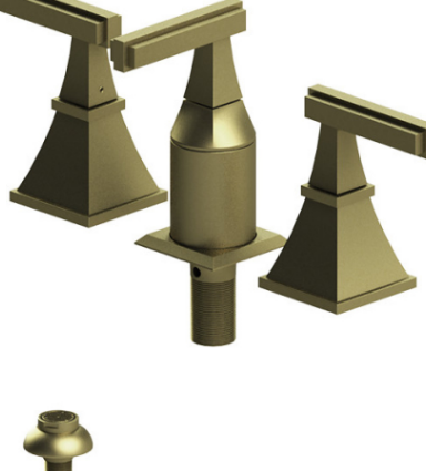 Rubinet 6CMQL Bidet Fitting With Spray, Diverter, With Vacuum Breaker (Less Drain) - Parent