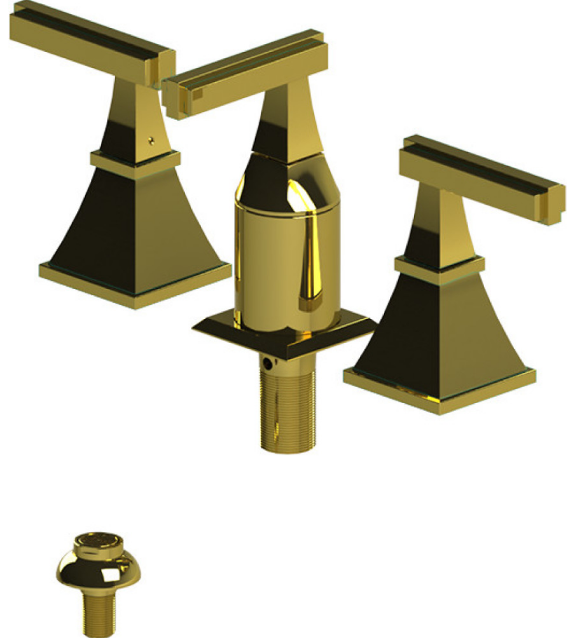 Rubinet 6CMQL Bidet Fitting With Spray, Diverter, With Vacuum Breaker (Less Drain)