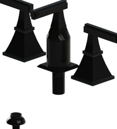 Rubinet 6CMQL Bidet Fitting With Spray, Diverter, With Vacuum Breaker (Less Drain)