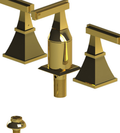 Rubinet 6CMQL Bidet Fitting With Spray, Diverter, With Vacuum Breaker (Less Drain)