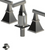 Rubinet 6CMQL Bidet Fitting With Spray, Diverter, With Vacuum Breaker (Less Drain)