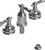 Rubinet 6CRML Bidet Fitting With Spray, Diverter, With Vacuum Breaker (Less Drain)