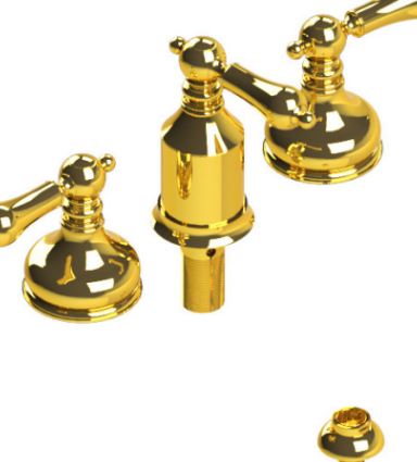 Rubinet 6CRML Bidet Fitting With Spray, Diverter, With Vacuum Breaker (Less Drain)