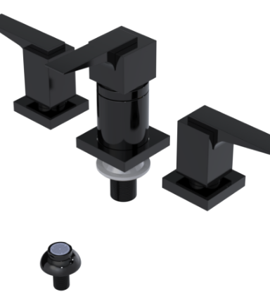 Rubinet 6CRSL Bidet Fitting With Spray, Diverter And Vacuum Breaker (Less Drain