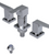 Rubinet 6CRSL Bidet Fitting With Spray, Diverter And Vacuum Breaker (Less Drain