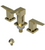 Rubinet 6CRSL Bidet Fitting With Spray, Diverter And Vacuum Breaker (Less Drain